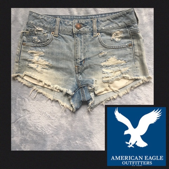 American Eagle Outfitters Pants - NWOT American Eagle Destroyed Cut Off Denim Shorts