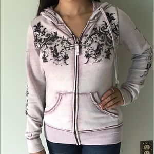 Guess jeans brand zip up sweatshirt small