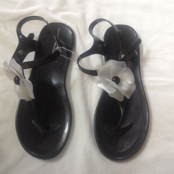 Chinese Laundry Shoes Nwob Chinese Laundry Black Jelly Chinese Laundry Shoes Nwob Chinese Laundry Black Jelly