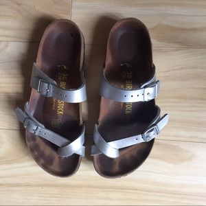 Silver Birkinstocks