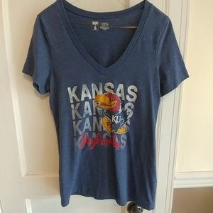 KU girls tee shirt