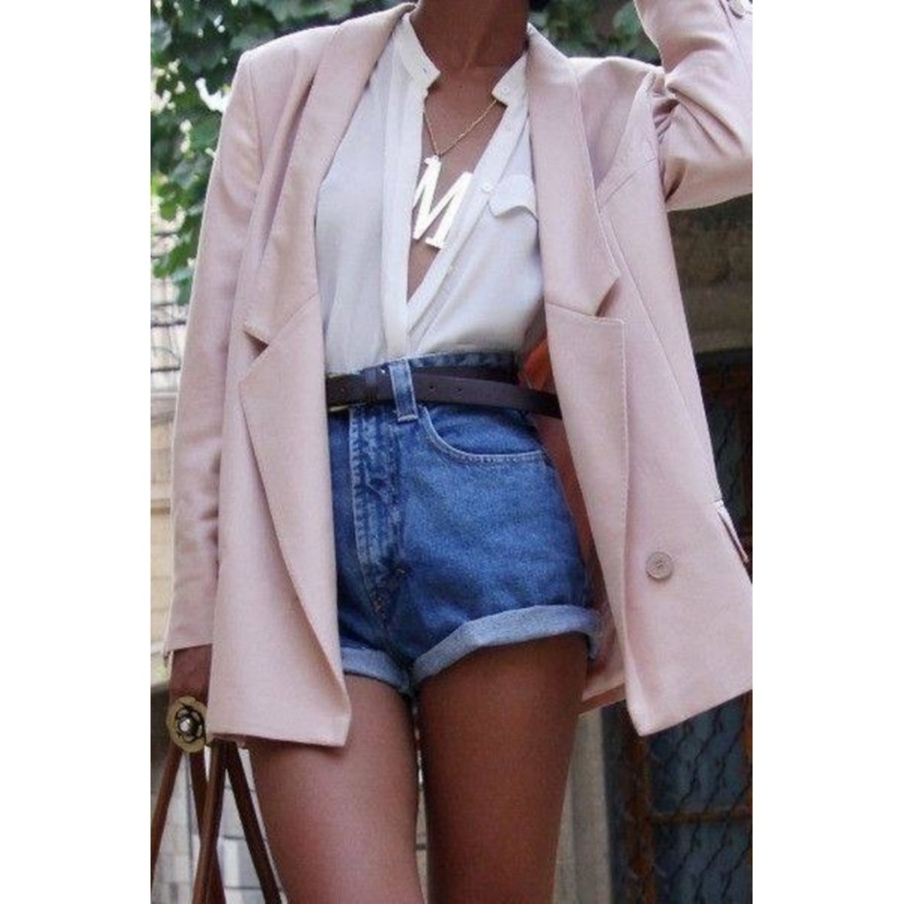 Levi's High Waisted Cuffed Shorts