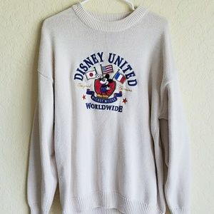 Vintage  Mickey Mouse Sweater (Creme)