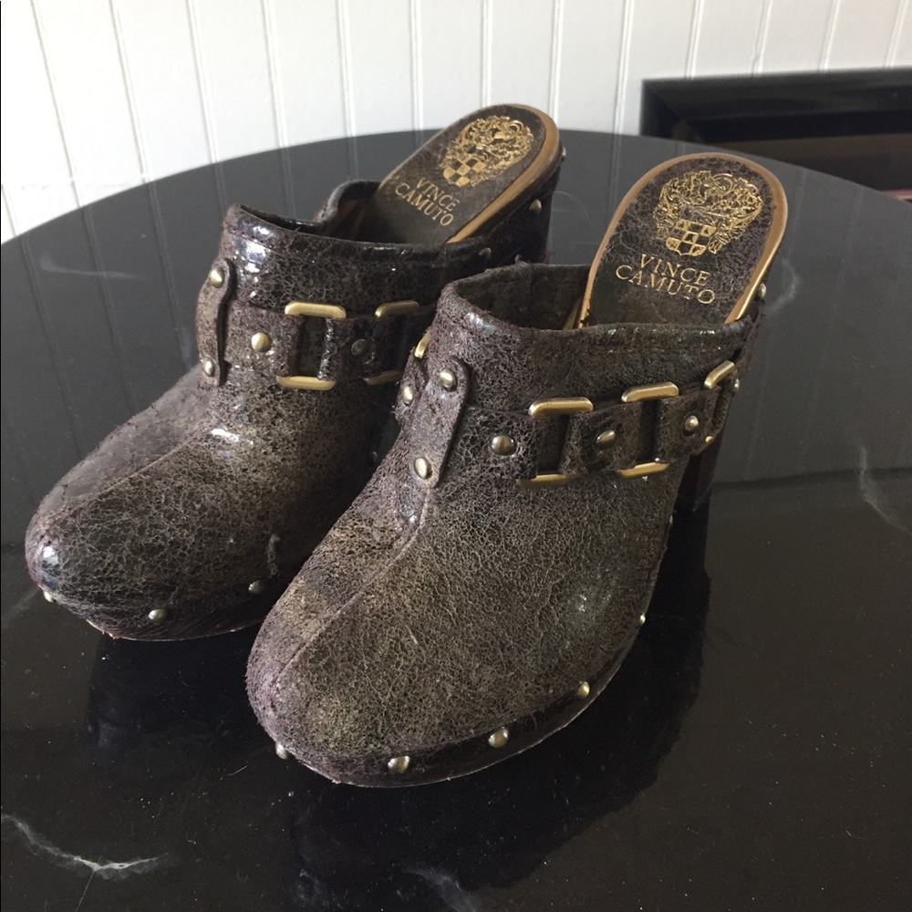 Vince camuto chunky high heels