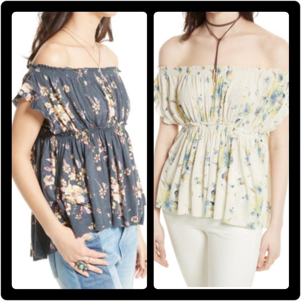 🔥SALE🔥NWT Free People Floral Tops