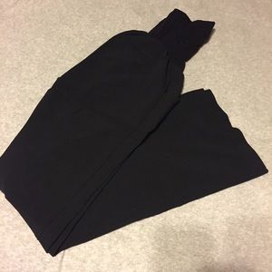 Black maternity dress pants