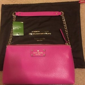 Pink Kate Spade shoulder bag