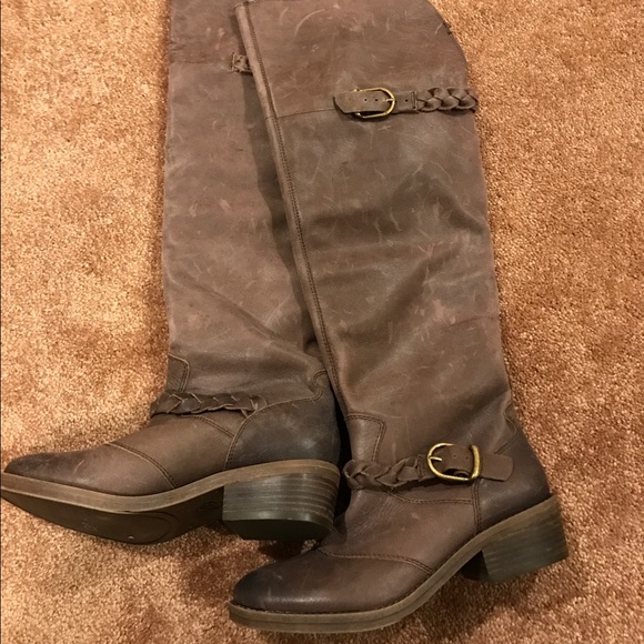 Lucky Brand Shoes - 🆕Lucky brand Rachel brown leather riding boots