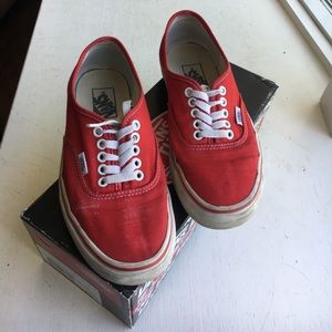 Red Vans