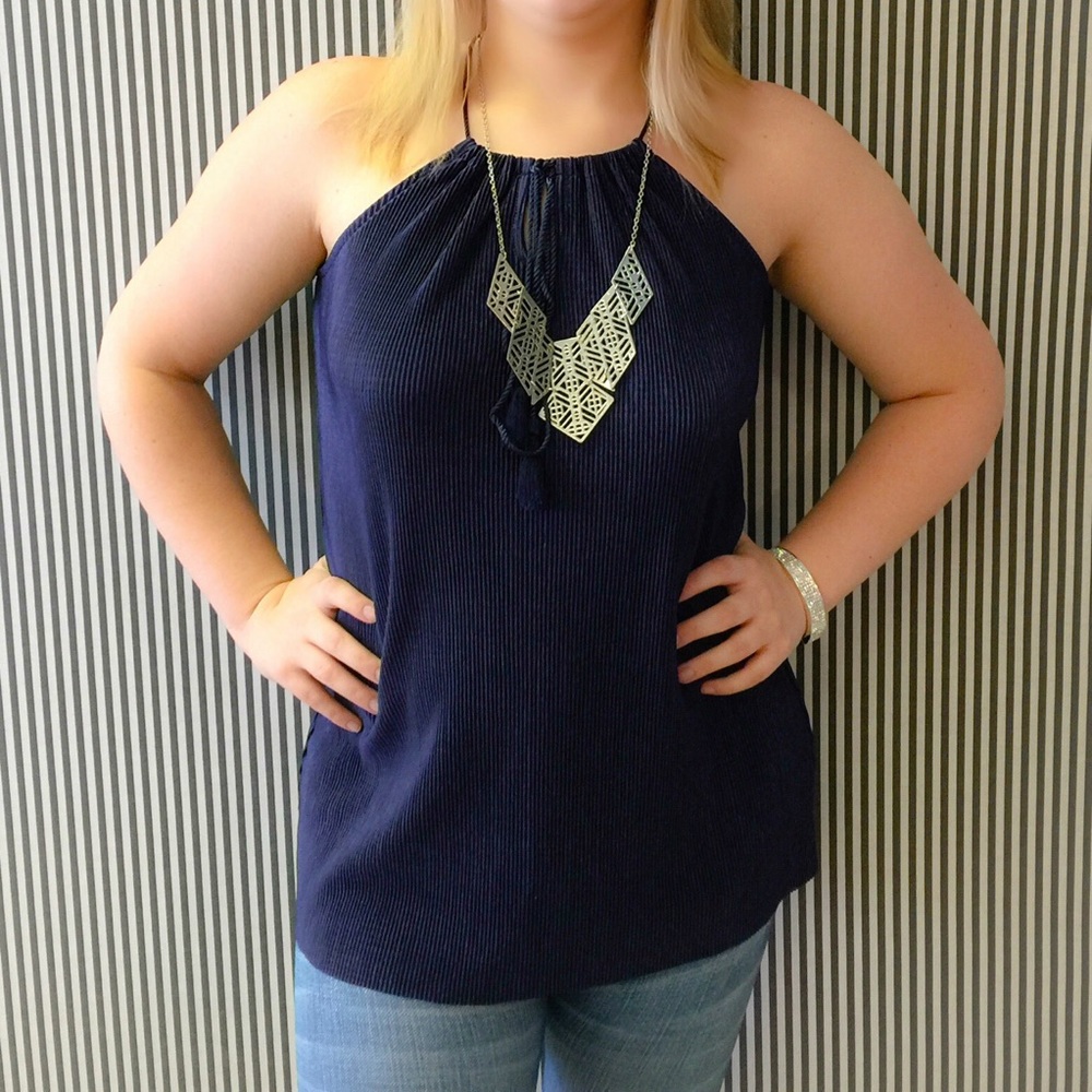 Plus size! Navy tank