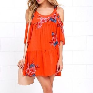 O'Neill off the shoulder floral dress NWT