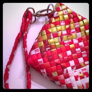 Upcycled Handwoven Wristlet/Clutch