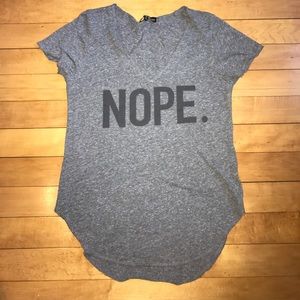 "NOPE" tee