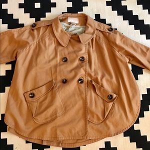 HM cape style trench coat