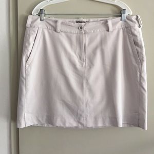 Nike khaki golf skort