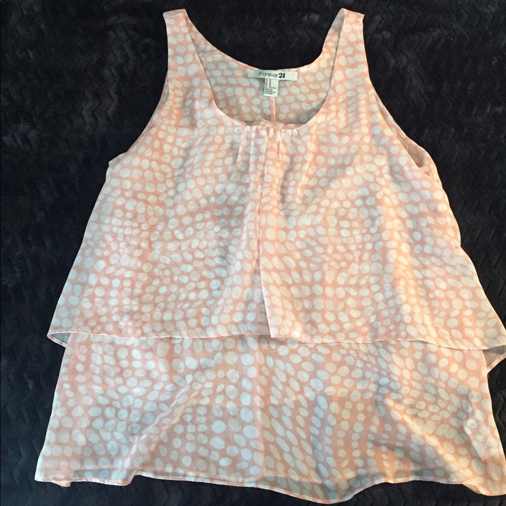 Forever 21  Flowy Top Size Med