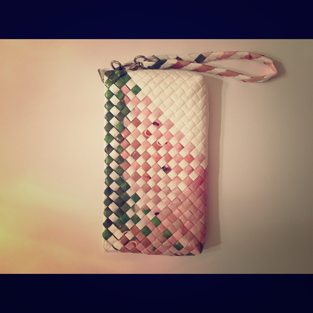 Upcycled Handwoven Wristlet/Clutch