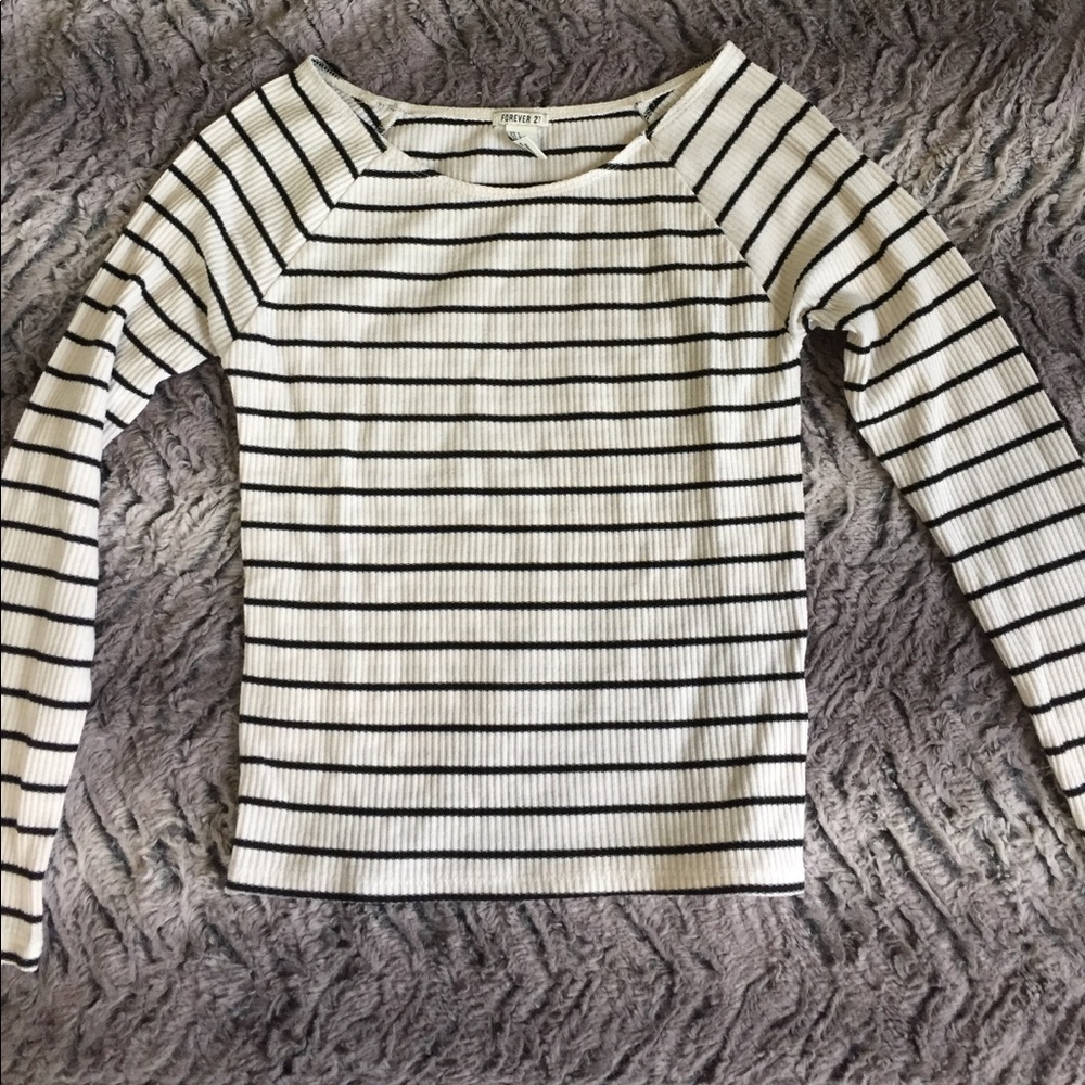 FOREVER 21 Striped Long Sleeve