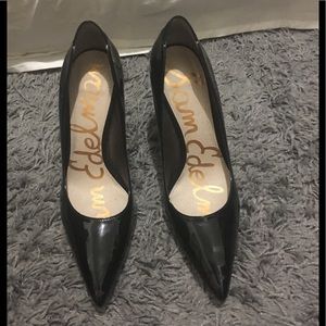 Sam Edelman black patent leather heels sz 8.5