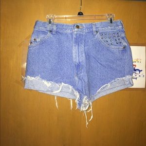 High Waisted Jean Shorts