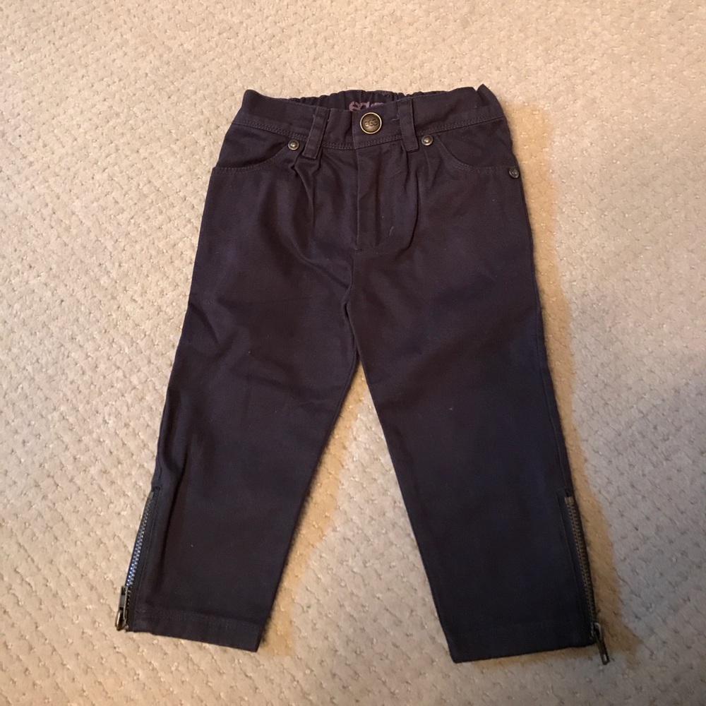 egg baby dark gray jeans