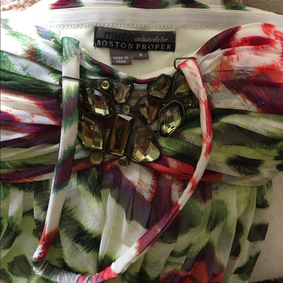 Boston Proper by Muse maxi dress size 6-8 - Picture 1 of 6