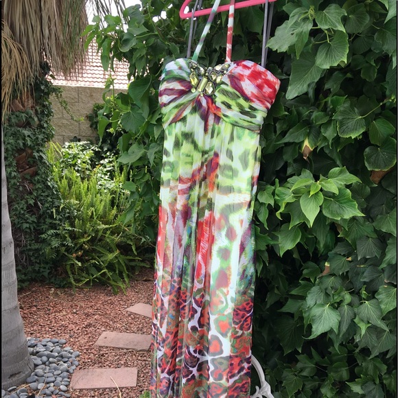 Boston Proper by Muse maxi dress size 6-8 - Picture 3 of 6