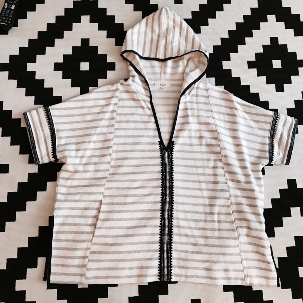 Madewell beach cover up with side pockets