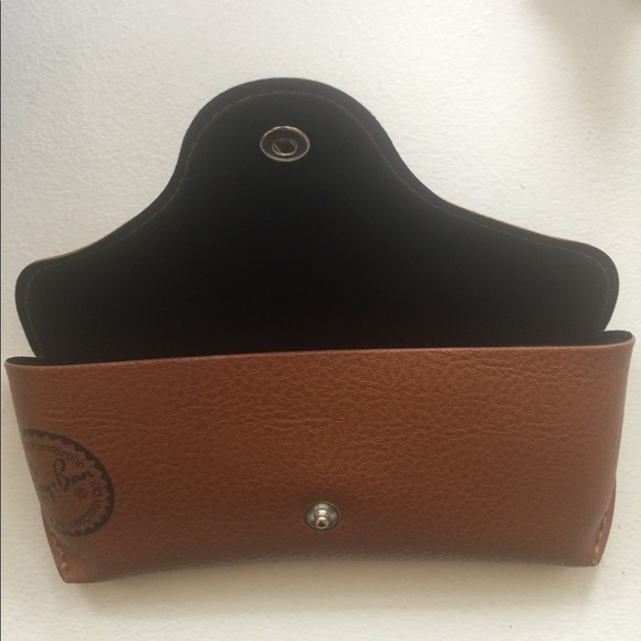 Ray-Ban - Authentic Ray-Ban Brown Leather Sunglasses Case