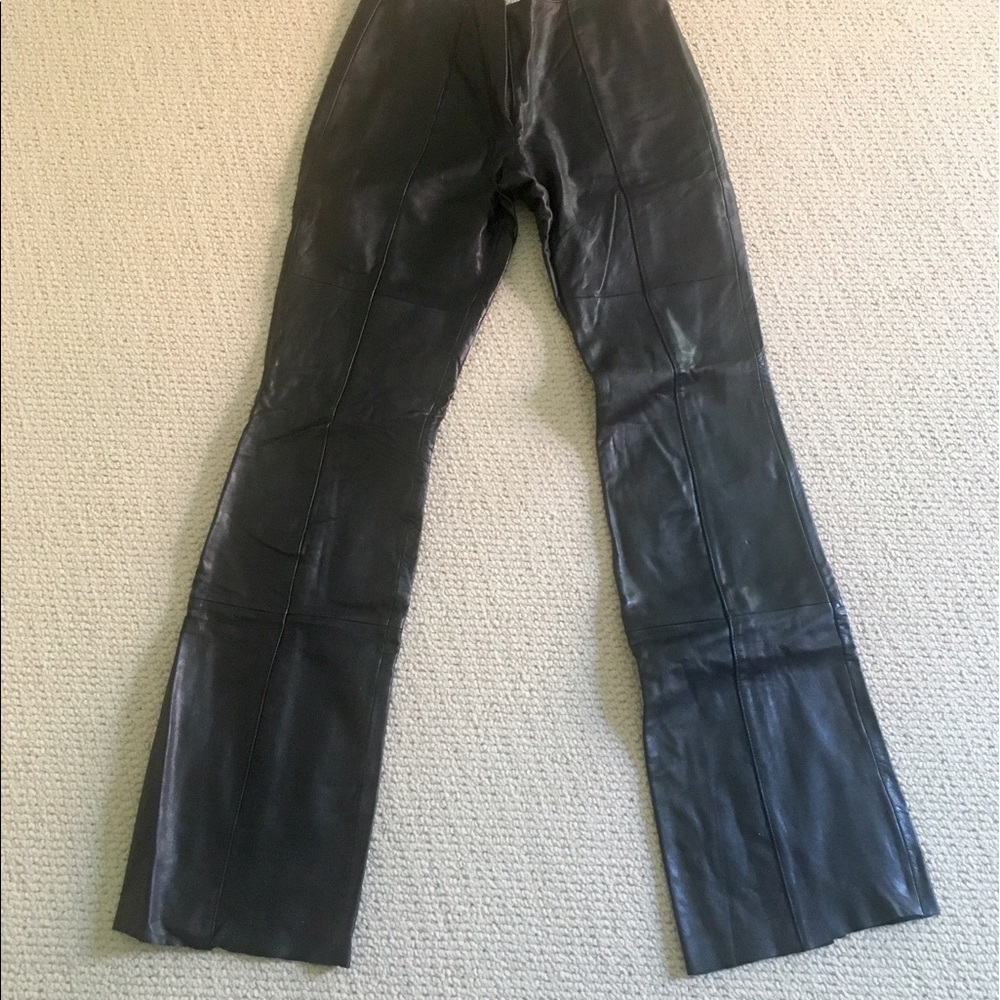 WILSON Leather Maxima pants boot cut size 4