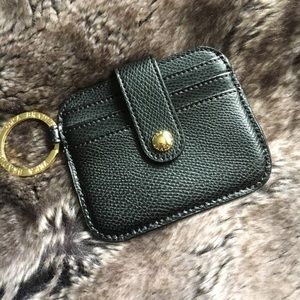 Genuine Leather Vera Bradley Card Key Ring