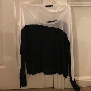 Black & white top
