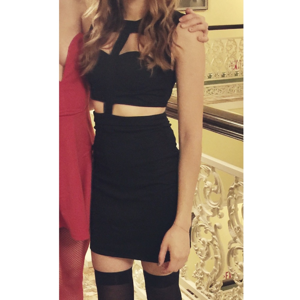 Black Tobi Cutout Dress Size Small