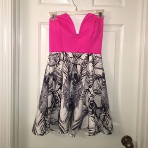 BRIGHT Strapless Dress!!!! 😍