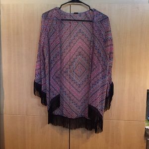 Aztec sheer cover up
