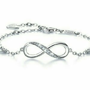 Girls infinity chain bracelet