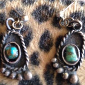 Sterling Silver Turquoise Earrings