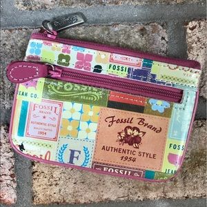 Authentic Fossil coin purse