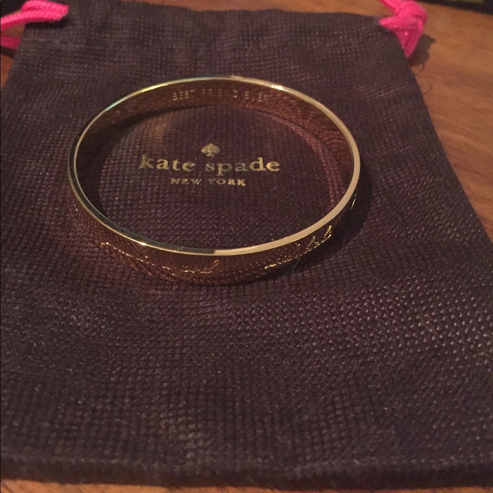 NWOT Kate Spade Bridesmade Bangle Gold