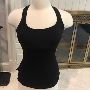 Lululemon black tank sz 4