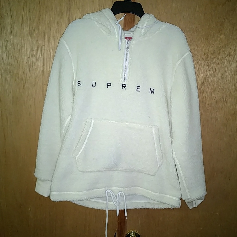 SUPREME sherpa hoodie