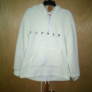 SUPREME sherpa hoodie