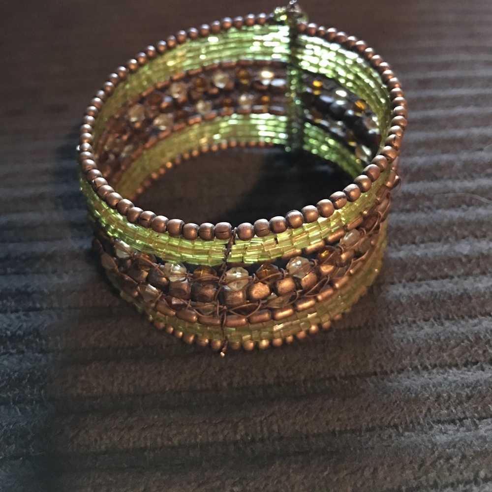 💍 🌈🌈Stretchy cuff beaded bracelet🌈🌈