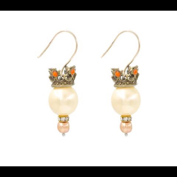 Crown earrings - Picture 1 of 1