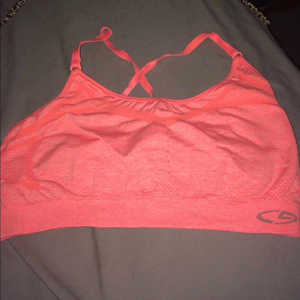 Peach Sports Bra