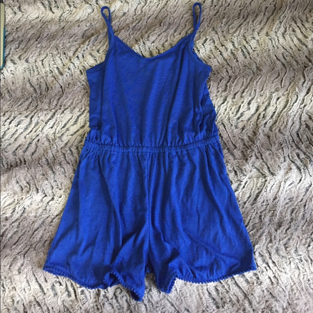 BRAND NEW NEVER WORN Electric Blue Romper.