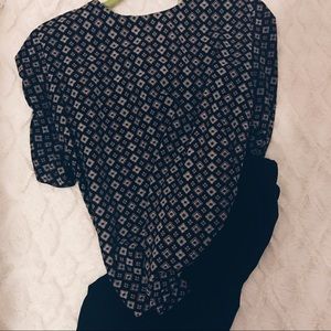 Padded paisley print shirt