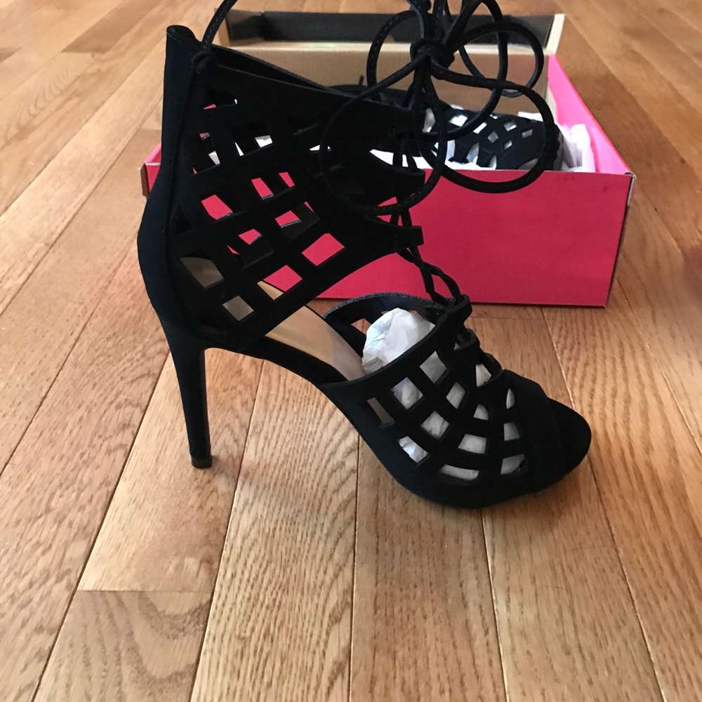 Charlotte Russe lace up Heels