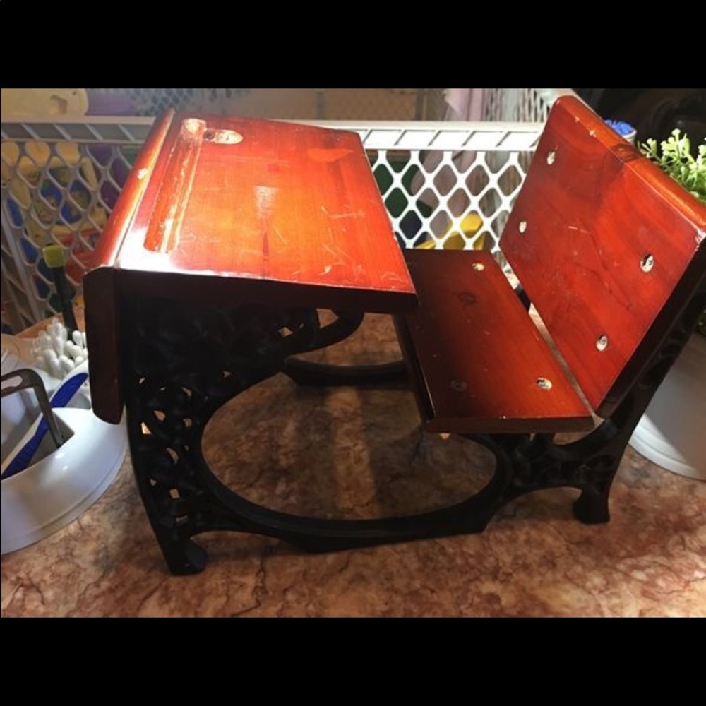 American Girl Doll Samantha  Wooden Iron Desk