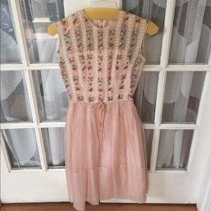 Sweet vintage pink dress